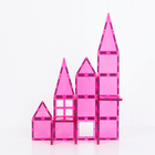 Connetix Charity Pack - Pink - 20 Pieces-The set includes an inspiration booklet