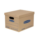 Bankers Box Smoothmove Classic Moving Box  - Small - 15" L x 12" W x 10" H - 10 Pack-Durable, double end, double bottom construction