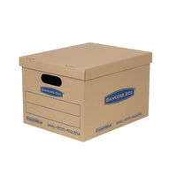 Bankers Box Smoothmove Classic Moving Box  - Small - 15" L x 12" W x 10" H - 10 Pack-Durable, double end, double bottom construction