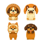 Artikl Peek-a-Pals - Pawstry Pals - 4 Pack-Includes four Peek-a-Pals decorative figurines