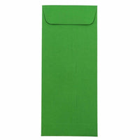 JAM Paper #10 Policy Envelopes, 4 1/8 x 9.5, Brite Hue Green Recycled, 1000 Pack (15884B)-Christmas green
