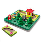 SmartGames Little Red Riding Hood Deluxe Preschool Puzzle Game -Play Little Red Riding Hood by arranging the puzzle pieces on the gameboard so that a direct path is created from Red Riding Hood to Grandma's house.