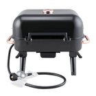 Kenmore 2 Burner Retro Tabletop Gas Grill - Black/Copper-18” x 15” Firebox.