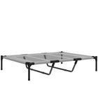 PawHut XL Sized Elevated Dog Bed Cot - 48" L x 36" W - Light Grey-Dog bed for indoor and outdoor use 