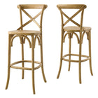 Modway Gear Bar Stool - Natural-7