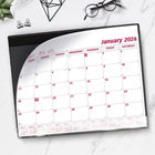 Brownline 2026 Monthly Desk Pad Calendar Refill - 23-1/2" x 18-3/8" - English-Note section on each sheet 