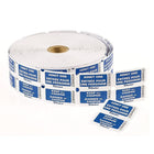 Blueline Admit One Tickets with Coupon - Blue - 2000 Tickets - Bilingual-Tickets with attached coupons are perfect for controlling admission to events.