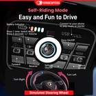 Gyrocopters Lamborghini Licensed Ride on Car for Kids - 12V Dual Motor - Car with Music, Remote Control - Green-Measurement= 46” × 27.5” × 18” (117 × 70 × 45 cm)