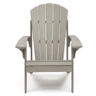 Backyard Lifestyles Adirondack Chair - Light Grey-Durable Weather Resistant Polystyrene: HIPS, High Impact Polystyrene.