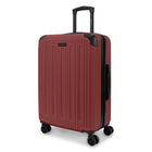 Swiss Mobility JFK Collection 26" Hardside spinner luggage - Red-Made of ABS/PC