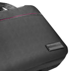 Vangoddy Sleek 13" Laptop Crossbody Messenger Bag - Grey/Pink-Versatile Use. Suitable for school, work, or casual outings