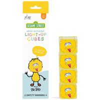 Glo Pals Licensed Light Up Cubes - Big Bird-Each pack includes 4 reusable Light-Up Cubes