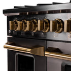 Kucht 48" KEG Series Pro Style Gas Range - Gemstone -Sealed burners make it easy to keep your range clean