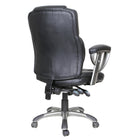 TygerClaw High Back Bonded Leather Executive Chair, (TYFC2314)-Heavy-duty chrome base with durable multi-surface dual wheel casters