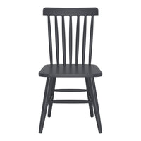 Zuo Zeilen Dining Chair - Black - Set of 2-Weather resistant powder coated aluminum frame