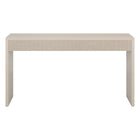 Hudson&Canal Lawrence 55"W Console Table - Alder White-Table is made of high-quality and durable MDF and PVC materials
