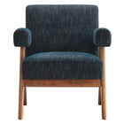 Modway Lyra Fabric Armchair - Azure Fabric - Set of 2-Assembly Required
