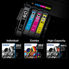 Epson T202 Ink Cartridge - Standard Capacity - Black-Epson printing system is specifically designed to be used with Epson Genuine Cartridges. Use of non-genuine ink could cause damage not covered under the printer's limited warranty