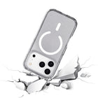 TUFF8 Glitz Clear Mag Case for iPhone 17 Pro - Clear-Ergonomic Design: TUFF8 has been designed to give your fingers and hands more tactile control while making calls, texting or using your phone with its thoughtfully designed grip bumper