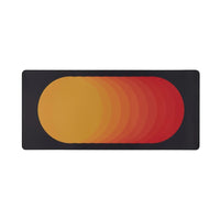 ONEofZERO Large Premium Mouse Pad - Rhythmicore Solar Flare-Tightly Woven Stitched Edges: For enhanced durability and to reduce fraying over time