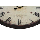 Monarch Specialties Clocks 20" Round Wall Clock - Antique Brown -Non-ticking feature for quiet spaces with no assembly required, only 1 AA battery needed (not included) to setup and enjoy this hassle-free decorative clock