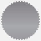 JAM Paper Standard Label Rolls - Burst - 2.25" Seal - Silver Matte Foil - 125 Labels/Roll-Size: Burst ( 2.25 Inches ) | Printer friendly labels are easy to create and customize.