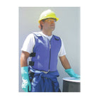 TechNiche TECHKEWL Phase Change Cooling Vest, Blue, M/L-Hook and loop shoulder and girth adjustments
