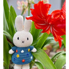Just Dutch Miffy Handmade Bunny Plush Toy - Van Gogh Museum Flowers Special Edition Doll-Expertly crafted by talented artisans using 100 percent high-quality soft cotton yarn for a premium touch