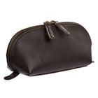 Gry Mattr Vegan Leather Dome Pouch - Small - Chocolate Brown-Dome silhouette