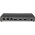 Startech 100W Triple 4K Monitor USB Type-C Docking Station - Black/Space Grey-100W POWER DELIVERY CHARGING: Power & charge Windows-based USB-C/Thunderbolt 3 workstation laptops, Chromebooks, ultrabooks including Lenovo X1 Carbon, ThinkPad P Series, Dell Latitudes, Precision, XPS 15, HP Spectre, and Zbook