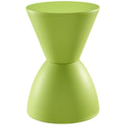 Modway Haste Backless Stool - Green-Sturdy Polypropylene Plastic