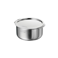 Tramontina Utsava Tri-Ply Clad Stainless Steel Covered Tope Patila-Crafted for Celebration: Tri-ply clad construction ensures fast, even heating for large, shared meals