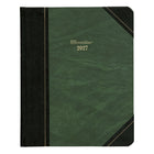 Brownline 2027 Traditional Daily Planner - 8-1/8" x 6-9/16" - Marble Green-Weekday appointment schedule from 7:00 a.m. to 7:00 p.m. in 30-minute intervals