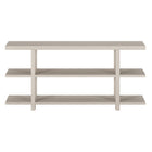 Hudson&Canal Acosta 64"W Console Table - Alder White-Crafted from high-quality MDF materials