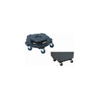 Continental Huskee Round Dolly - Black-Features five 3" non-marking swivel casters