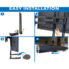 Mount-It! Universal Soundbar Mount Brackets - Wall Installation-8