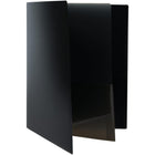 JAM Paper Heavy Duty Plastic Multi-Pocket Folders - 4 Pocket Organizer - Black - 2 Pack-Multiple Pocket Folders w/ Inner Pocket Sections | Colour: Black