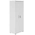 Manhattan Comfort Fortress Modern Garage Cabinet - 30.3" W x 74.8" H - White-18.2" L x 30.3" W x 74.8" H