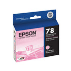 Epson T078 Ink Cartridge - Standard Capacity - Light Magenta-The package includes one light magenta ink cartridge
