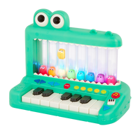 Battat Croco Pop Piano-Crocodile Keyboard: A wildly fun toy piano for kids featuring lights, nursery rhymes, and 8 little crocs that pop up as you play