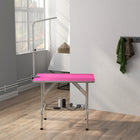 PawHut - Table de Toilettage pour Chien avec Bras Réglable en Hauteur de 8-39"-Design pliable pour économiser de l’espace