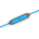 JLab JBuds Pro Wireless Earbuds, Blue/Grey-Play, Pause, Change tracks, Adjust volume, Answer & end calls, with built-in buttons and microphone for easy on-the-go use