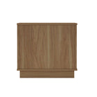 Manhattan Comfort Horizon 21.7" Modern Nightstand 2-Piece Set - Maple-Snap It Assembly! Includes High Quality Internal Click Grooves for a Simple Assembly, No Tools Required