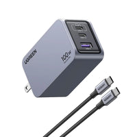 UGREEN Nexode Pro 100W 3-Port GaN USB-C/USB-A Charger-Nexode Pro Series: UGREEN's Nexode Pro 100W charger is part of a new line of advanced chargers, delivering professional-grade performance for your charging needs with next-generation technology.