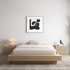 Nexera Marconi Platform Bed Frame - Queen Size - Brown Oak-Easy Assembly and Delivery: Hassle-free assembly, doorstep delivery for a convenient bedroom upgrade