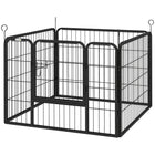 PawHut Metal Pet Playpen with Gate-An excellent romping ground and can also work as a partition