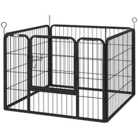 PawHut Metal Pet Playpen with Gate-An excellent romping ground and can also work as a partition