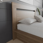 Nexera Malibu Headboard - Full Size - Brown Oak-7