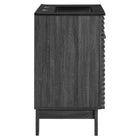 Modway Render 24" Bathroom Vanity - Charcoal/Black-Integrated Countertop
