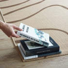 Modway Surge Swirl Abstract Indoor/Outdoor Area Rug - 5 ft W x 8 ft L - Light/Dark Beige-100% Soft Polypropylene